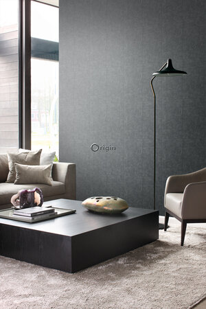 Origin Wallcoverings Identity (Met Gratis Lijm!) 347413 - Zwart / Grijs