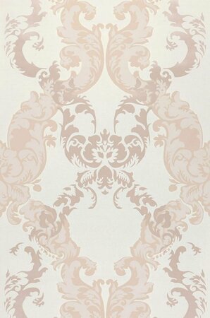  Loft -  Château de Vincennes baroque salmon pink soft metallic relief vlies