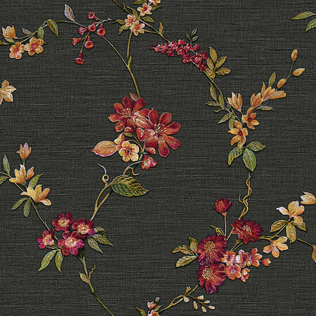 Dutch Wallcoverings Fabric Touch FT221214 Zwart